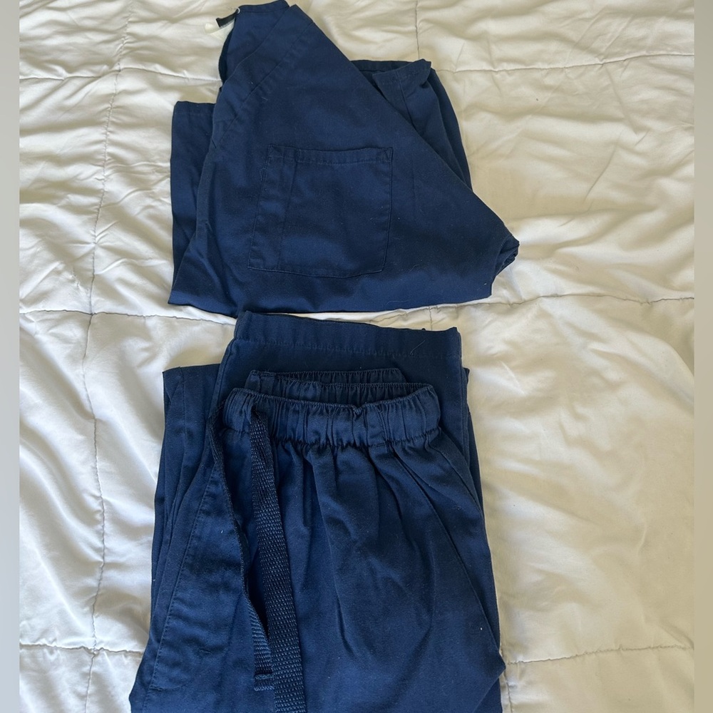 Cherokee Blue Scrub Set Small